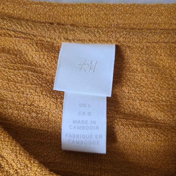 H&M burnt orange long sleeve sweater - Picture 3 of 5